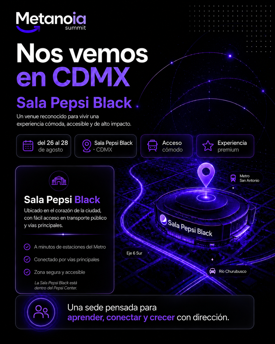 Sede: SALA PEPSI BLACK, CDMX
